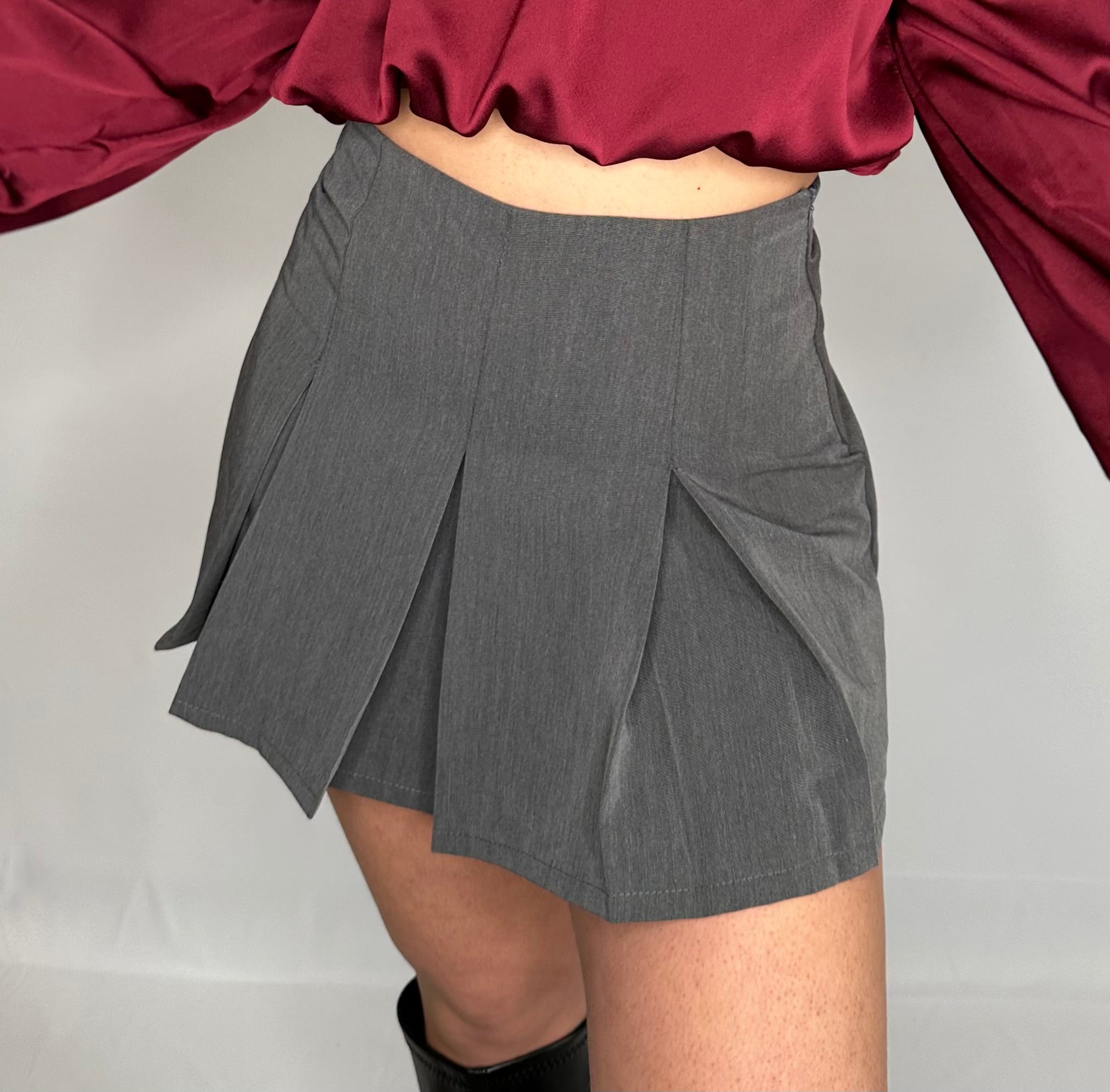 Falda pantalón serqet gris